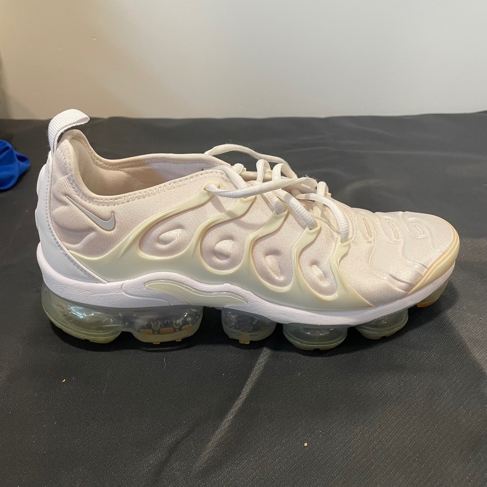 Nike Air VaporMax Plus Sail White Running Shoes 924453-100 Mens 8 Womens 9.5